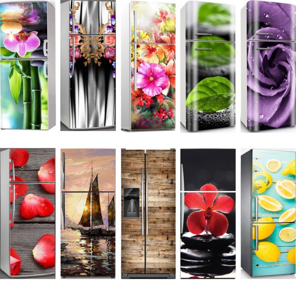 Клеящаяся пленка на холодильник