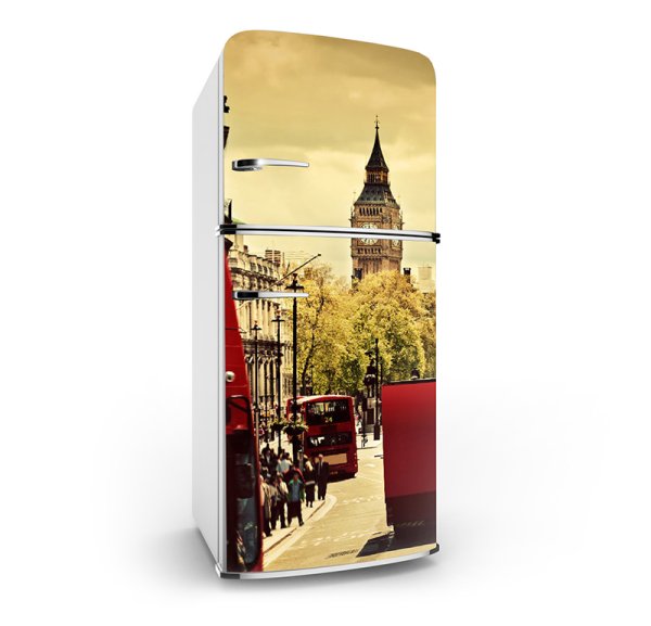 Наклейка на холодильник -паб