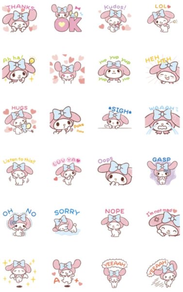 Стикеры Хэллоу Китти Cinnamoroll
