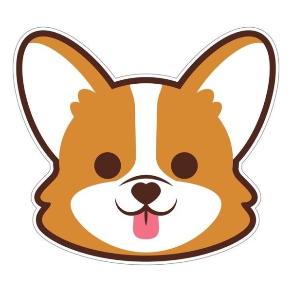 Наклейка - собачка