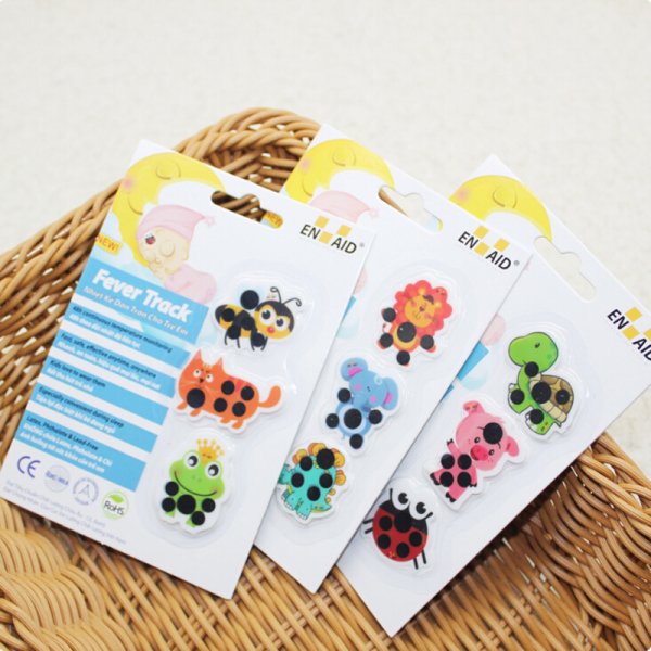 Термометр на лоб наклейка