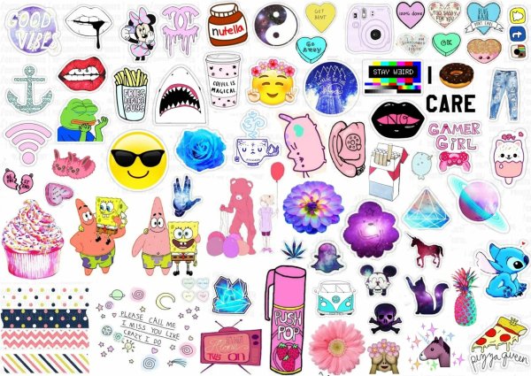 Маленькие наклейки