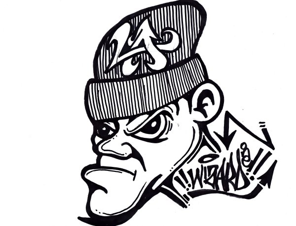 Красивая надпись андеграунд