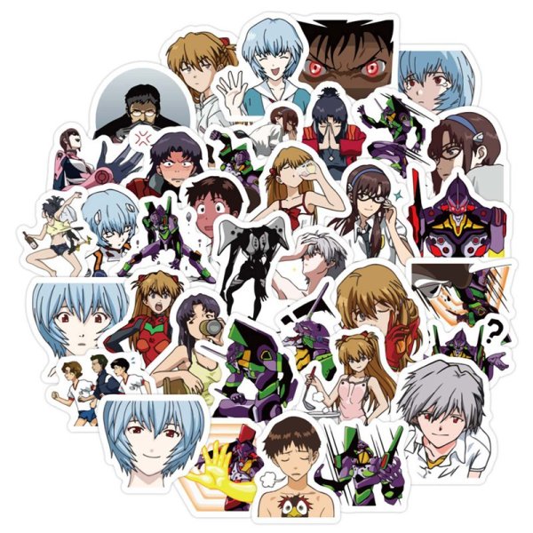 Наклейки аниме Евангелион