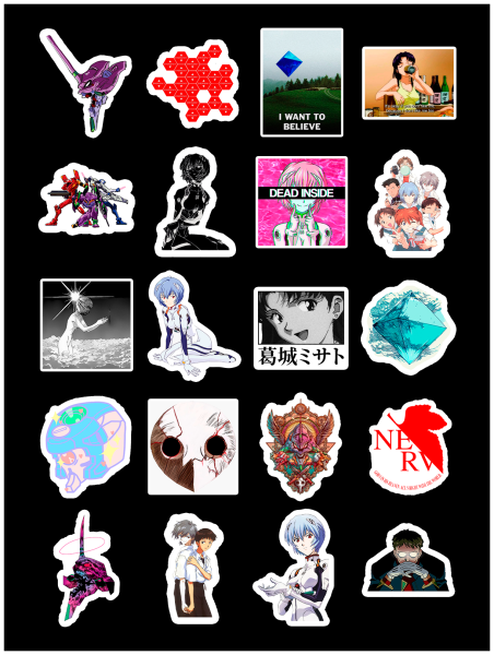 Евангелион Стикеры телеграмм