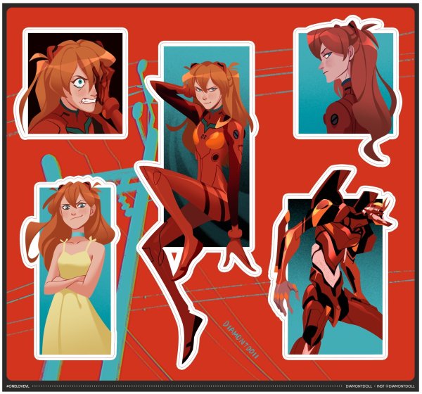 Стикерпак Евангелион