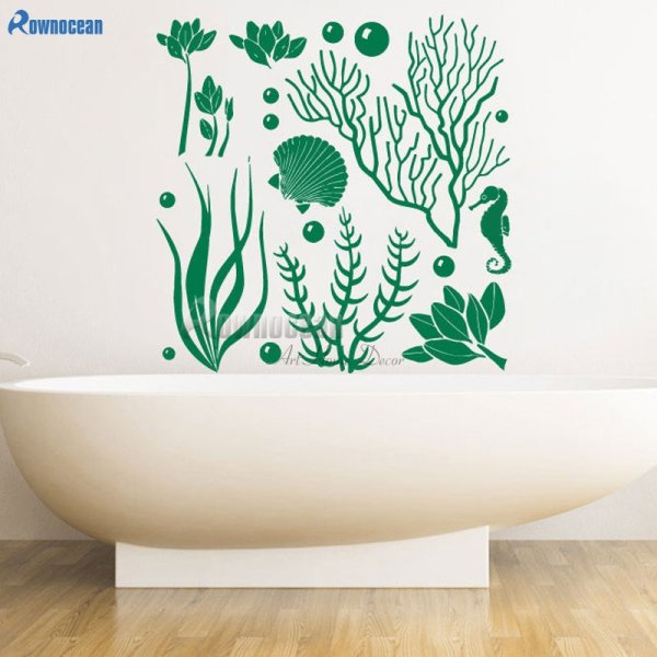 Наклейки в ванную комнату на плитку