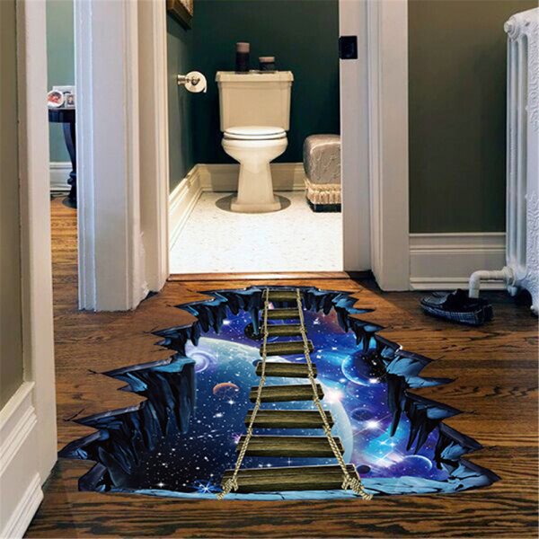 Напольные 3д наклейки