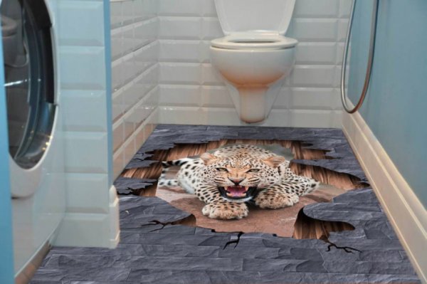 Виниловая наклейка для пола