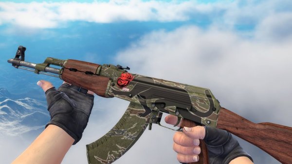 КС го ласка Глок с наклейкой