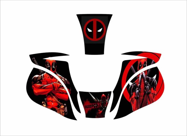 Наклейки на сварочную маску Веном