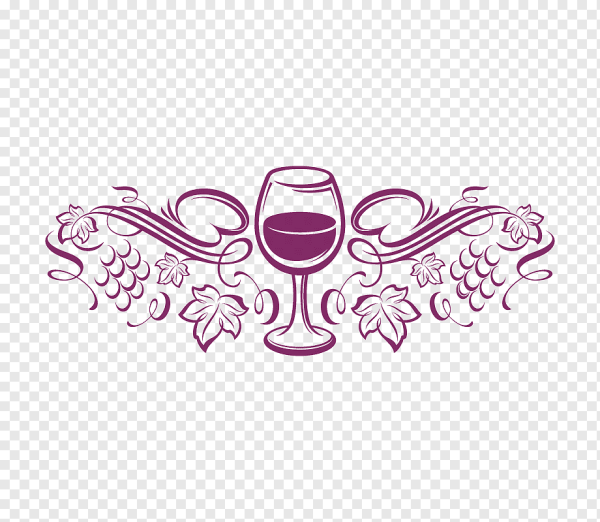 Орнамент этикетка вина