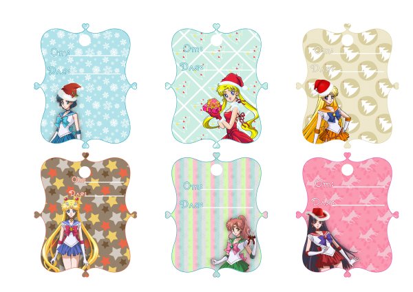 Бирки на подарки новогодние