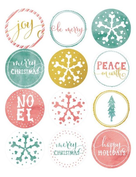 Бирка на подарок от Деда Мороза