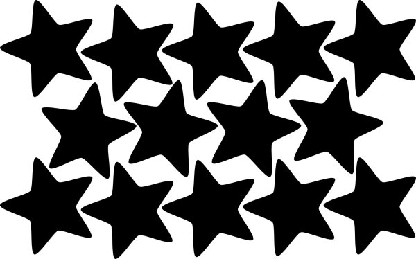 Наклейка - звездочки