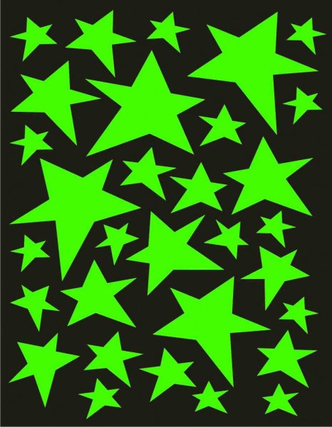 Наклейка - звездочки