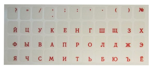 Раскладка клавиатуры иврит