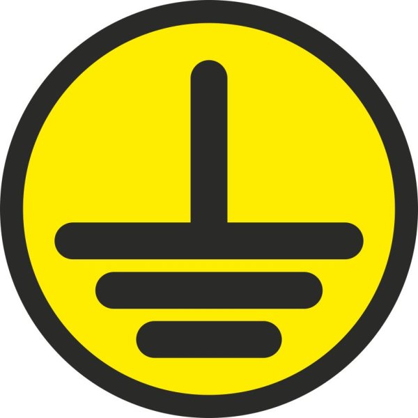 Символ "заземление" 30х30 IEK ypc20-ZAZEM-1-096