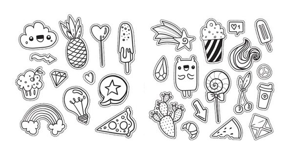 Раскраски с наклейками