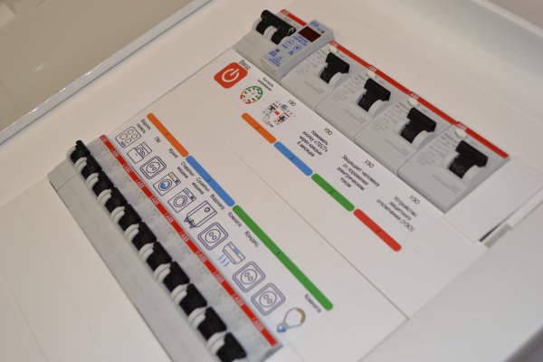 Наклейка контактора для щита