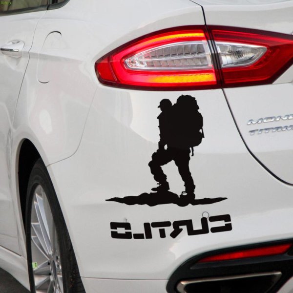 Наклейки на бампер автомобиля