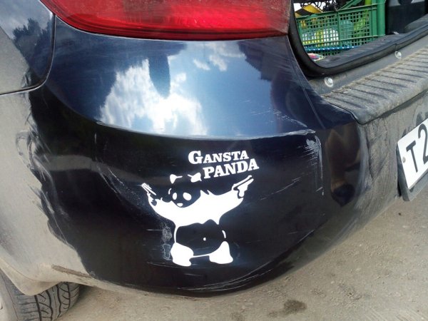 Наклейки на бампер