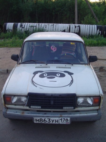 Наклейка на капот ВАЗ 2107