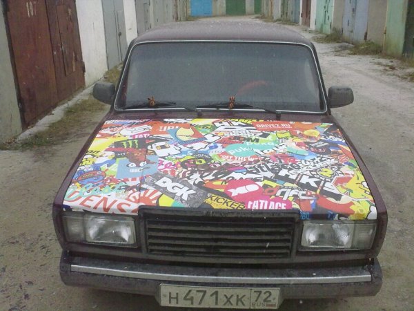 ВАЗ 2107 камуфляж каопта