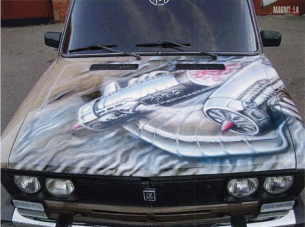 Прозрачный капот на ВАЗ 2107