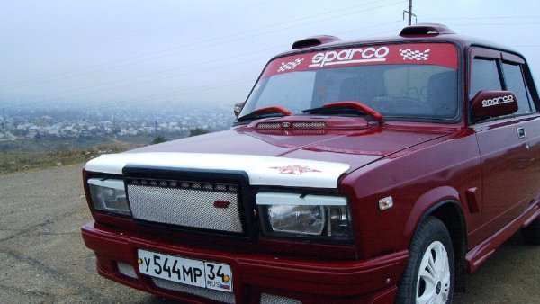 ВАЗ 2107 задний номер