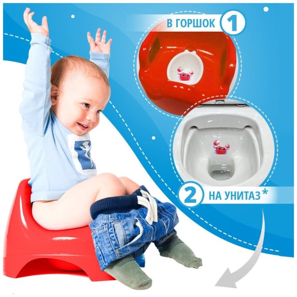 Наклейки обучающие детей к горшку