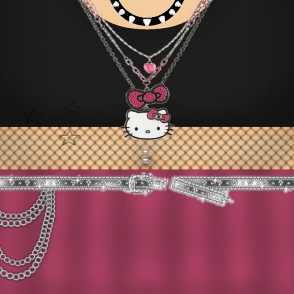 T-Shirt для РОБЛОКС hello Kitty