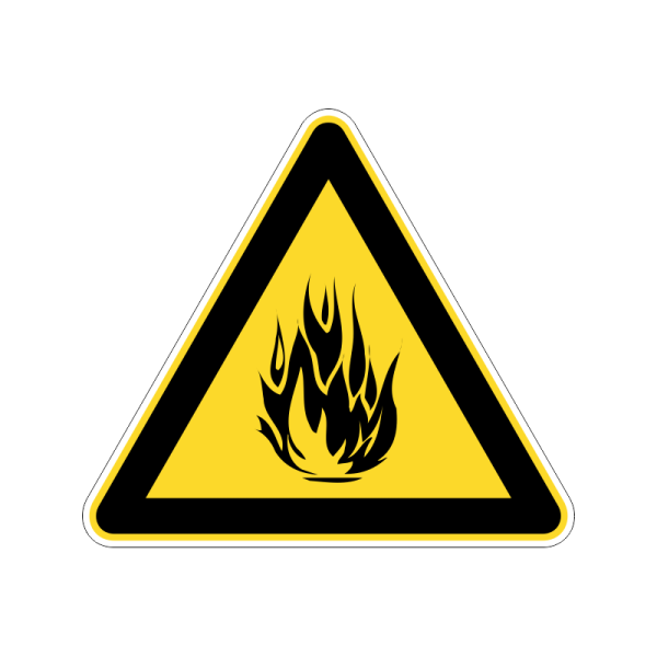 Табличка "Огнеопасно"