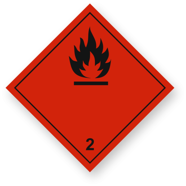 Знак невоспламеняющиеся нетоксичные ГАЗЫ