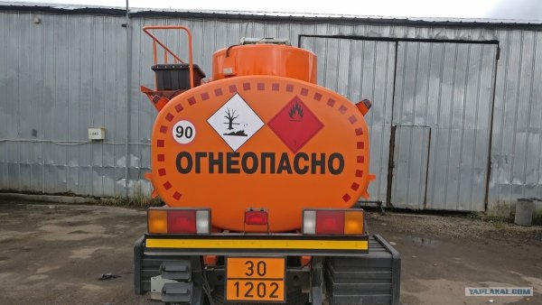 Наклейки на бензовоз