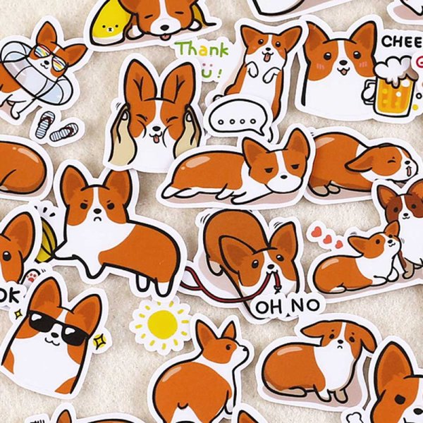 Стикеры корги