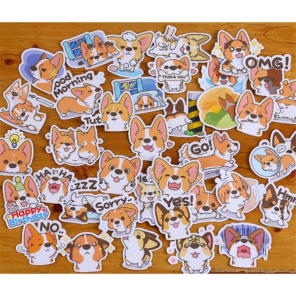 Стикеры корги