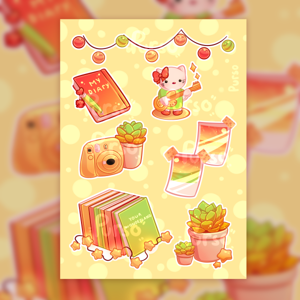 Милые уютные Стикеры