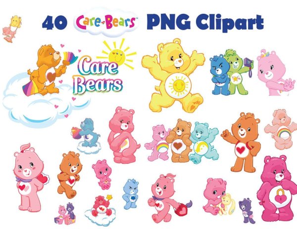 Care Bears наклейки