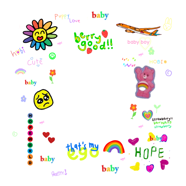 Маленькие наклейки инди КИД