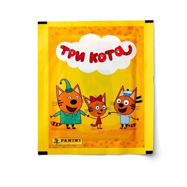 Три кота наклейки Panini