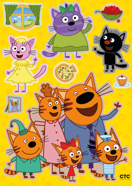 Наклейка - кот 3