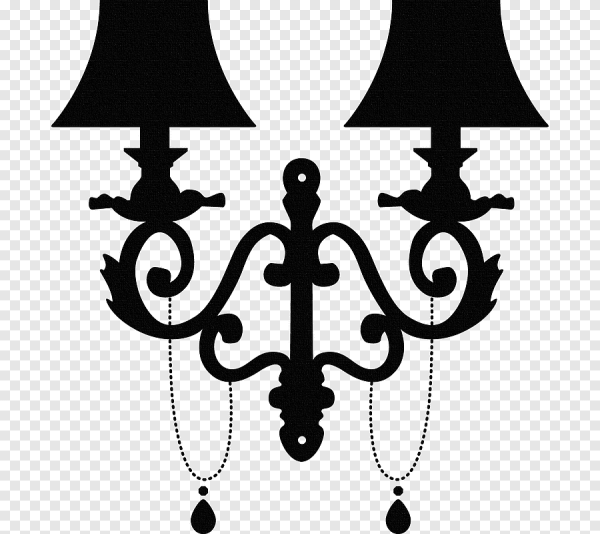 Люстра трафарет