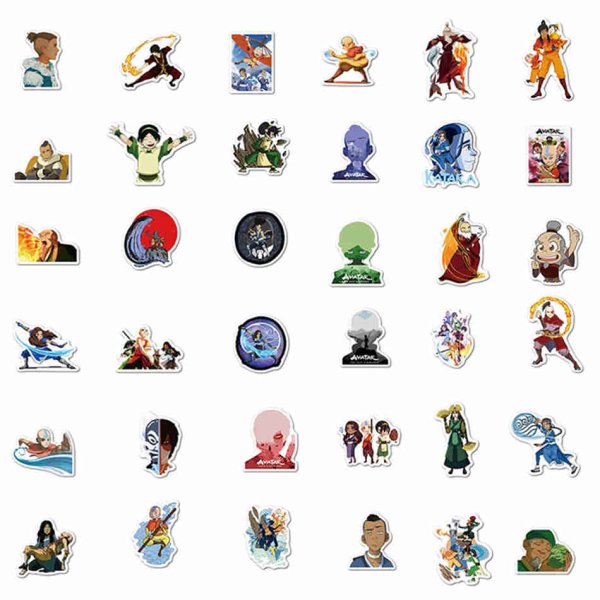 Аватар Легенда об Аанге наклейки