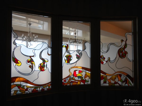 Витраж перегородка