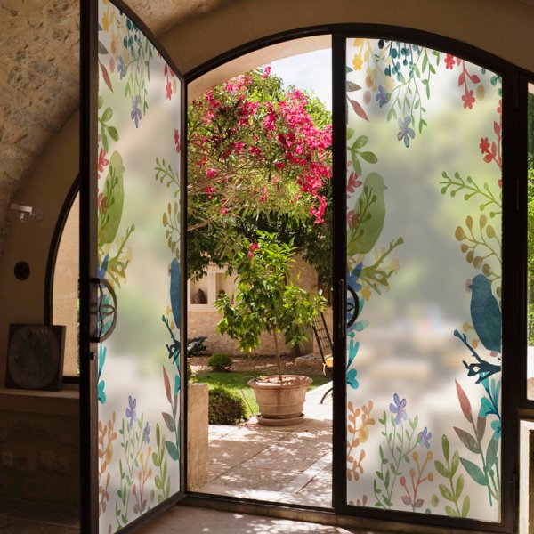 Витражная пленка на стекло