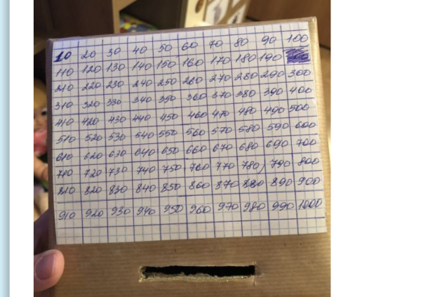 Тик ток копилка 1 до 365