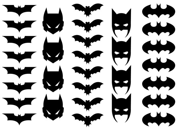 Стикеры Бэтмена и Супермена