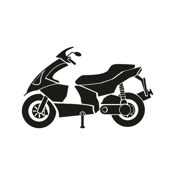 Скутер силуэт