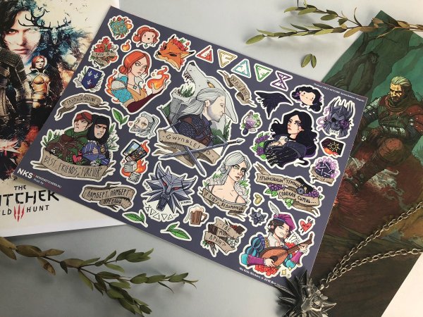 Стикер пак Ведьмак